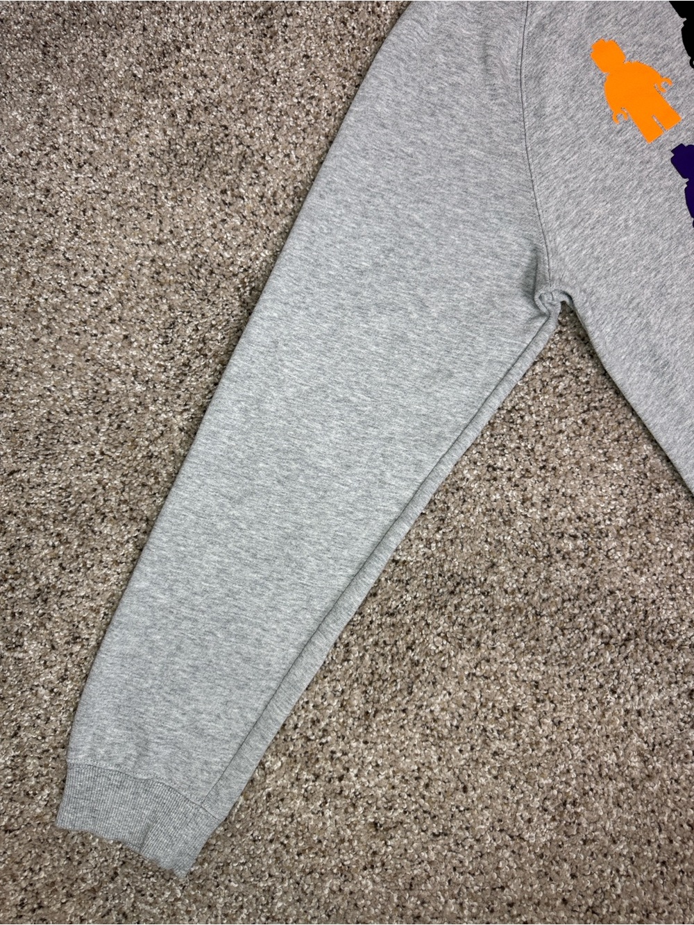 Lego Grey Sweatshirt with Multicolor Minifigure Grid Unisex Sweatshirt - Picture 3 of 13